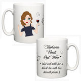 Personalised Face On A Mug (Fair Skin) - Fizzy Strawberry Gifts