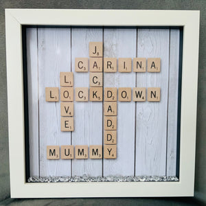 Family Scrabble Frame