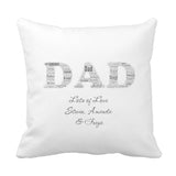 Dad Wordcloud Cushion - Fizzy Strawberry Gifts
