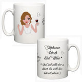 Personalised Face On A Mug (Mixed Race Skin) - Fizzy Strawberry Gifts