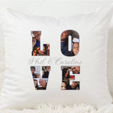 LOVE Photo Word Cushion - Fizzy Strawberry Gifts