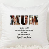 MUM Photo Word Cushion - Fizzy Strawberry Gifts
