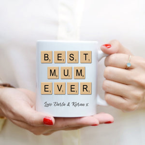 Mother's Day Mug - Scrabble Mum - Fizzy Strawberry Gifts