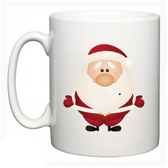 Personalised Christmas Mug - Secret Santa Design - Fizzy Strawberry Gifts