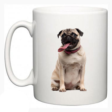 Personalised Pug On A Mug - Fizzy Strawberry Gifts