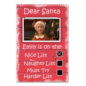 Naughty or Nice Sign - Fizzy Strawberry Gifts