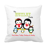 Penguin Christmas Cushion - Fizzy Strawberry Gifts