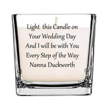 Wedding Day Candle - Fizzy Strawberry Gifts