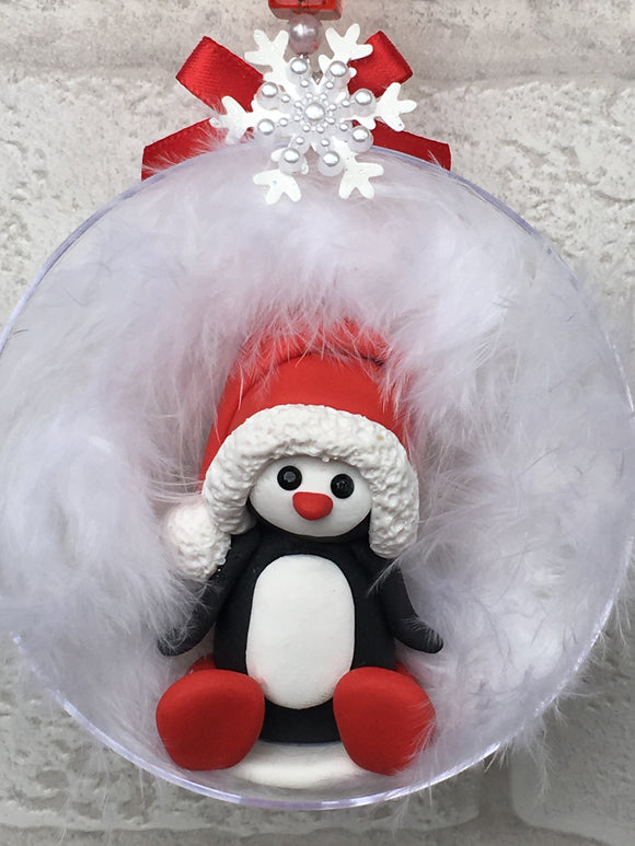 Penguin Christmas Bauble - Fizzy Strawberry Gifts