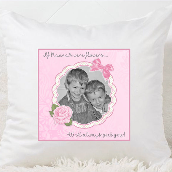 If Nannas Or Mums Were Flowers Cushion - Fizzy Strawberry Gifts