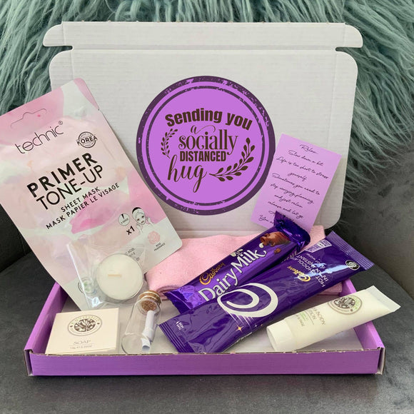 Personalised Gift Letterbox Pamper Spa Day Self Care Package Lockdown Hug In A Box Chocolate Lover Easter Gift
