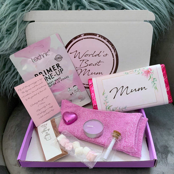 Personalised Gift Letterbox Mini Pamper Spa Day Self Care Package Hug In A Box Easter Mum Gift