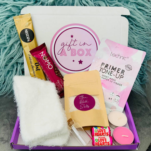 Vegan Pamper Letterbox Gift For Her, Treat Her, Pamper Spa Day, Self Care, Lockdown, Hug In A Box, Birthday Gift