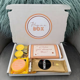 Personalised Gold Letterbox Pamper Spa Day Self Care Package Lockdown Hug In A Box Birthday