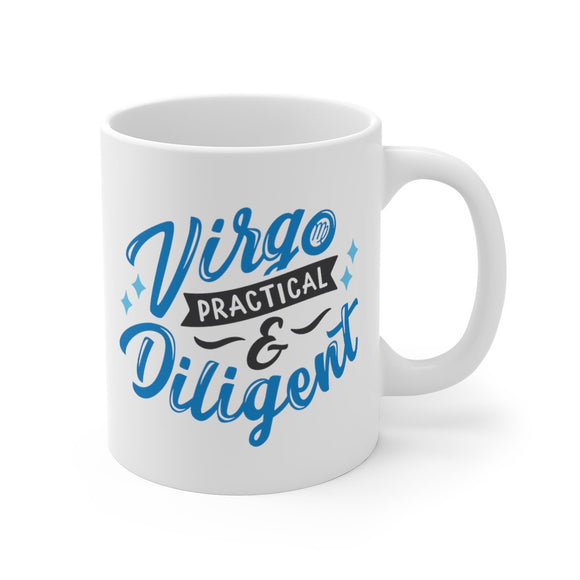 Virgo Practical And Diligent Personalised Mug September Birthday Gift Star Sign Horoscope