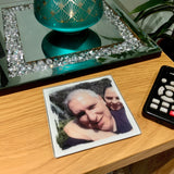Personalised Photo Glass Coaster Valentines Day Gifts For Her Valentine Gifts For Him Galentines