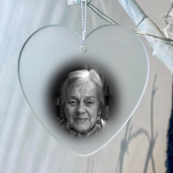 Personalised Mothers Day Gift UK Ornaments Acrylic Photo Bauble Decoration Tree Hanger Unique Mothers Day In Memory Memorial Remembrance