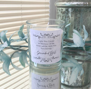 Personalised Memorial Candle Keepsake Present Gift In Loving Memory Candle Remembrance Gift Grief Loss Present Remember A Loved One