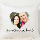 Love Heart Photo Cushion - Fizzy Strawberry Gifts