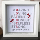 Mum Mother Acrostic Frame - Fizzy Strawberry Gifts