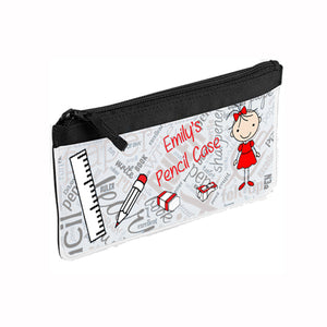 Personalised Girls Pencil Case - Fizzy Strawberry Gifts