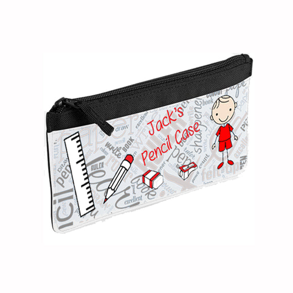 Personalised Boys Pencil Case - Fizzy Strawberry Gifts