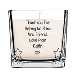 Thank you Teacher Candle - Fizzy Strawberry Gifts