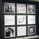 Valentines Love Squares Frame - Fizzy Strawberry Gifts